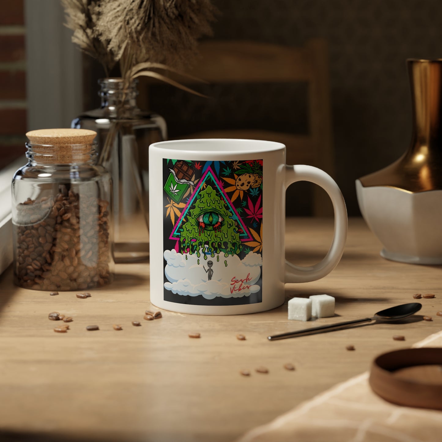 SeshVibes Goopy Eyeball Mug