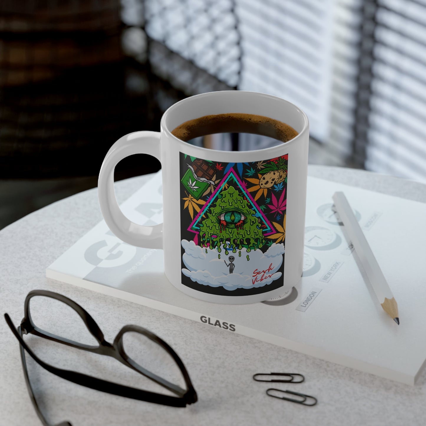 SeshVibes Goopy Eyeball Mug