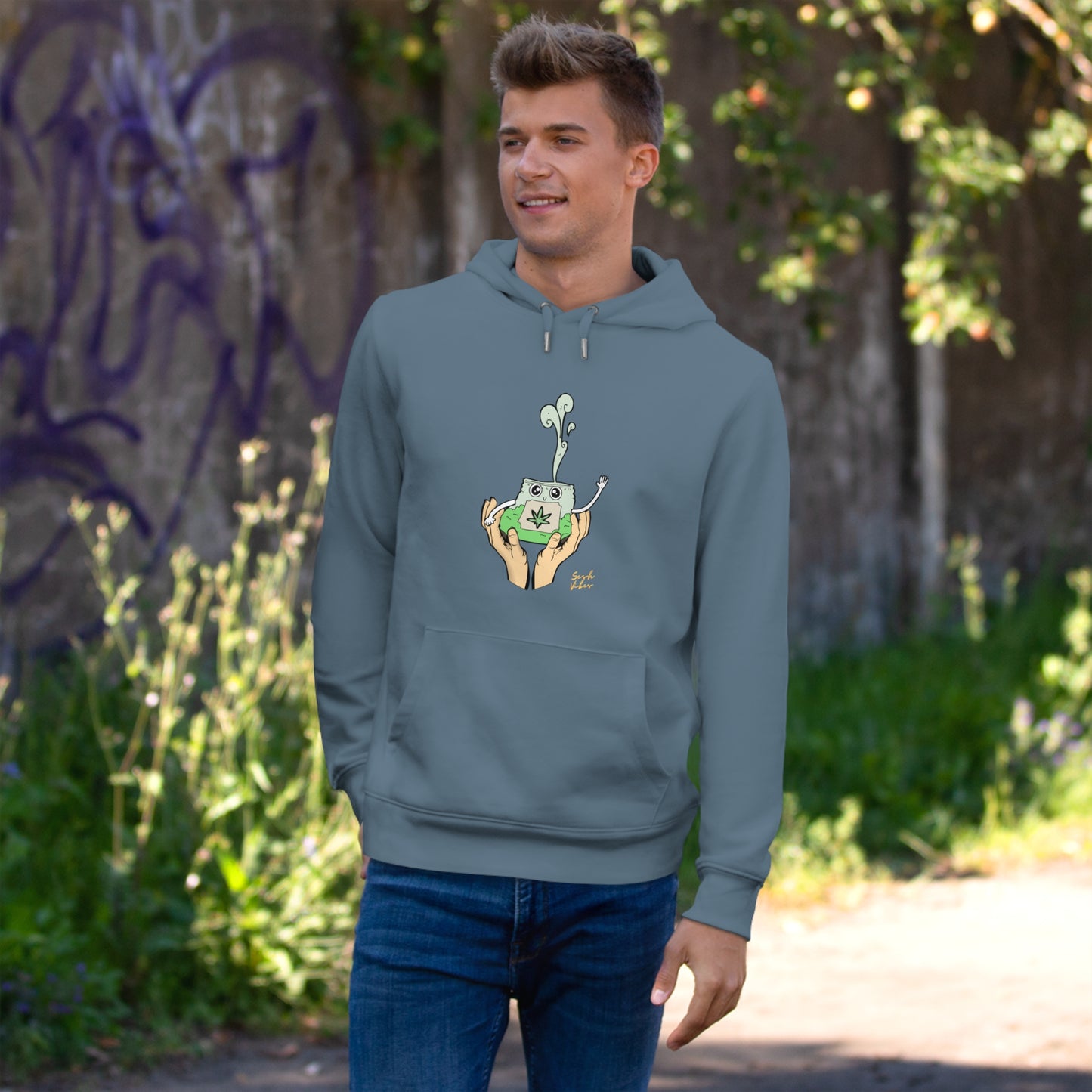 Wavin' Bag O' Weed Sweatshirt