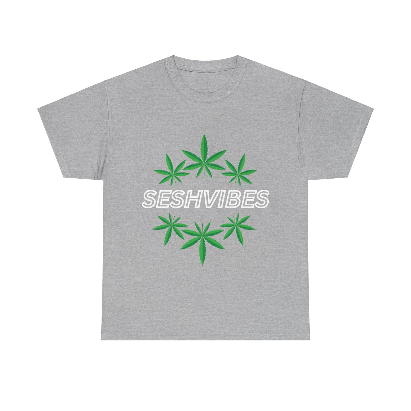 SeshVibes Circle Tee- White Letters