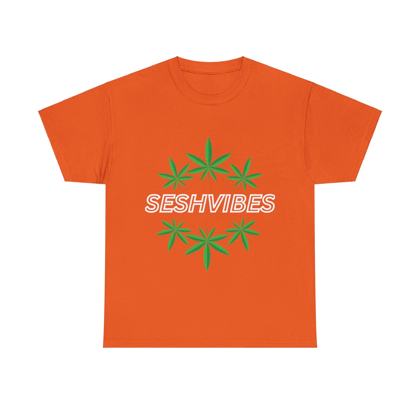 SeshVibes Circle Tee- White Letters