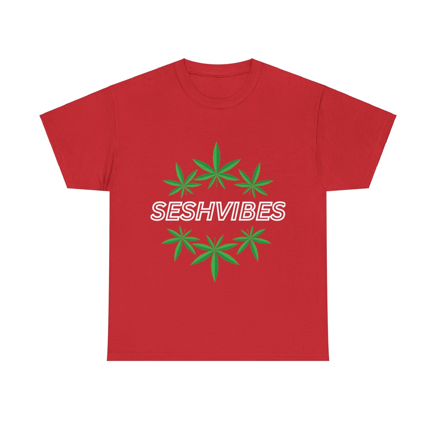 SeshVibes Circle Tee- White Letters