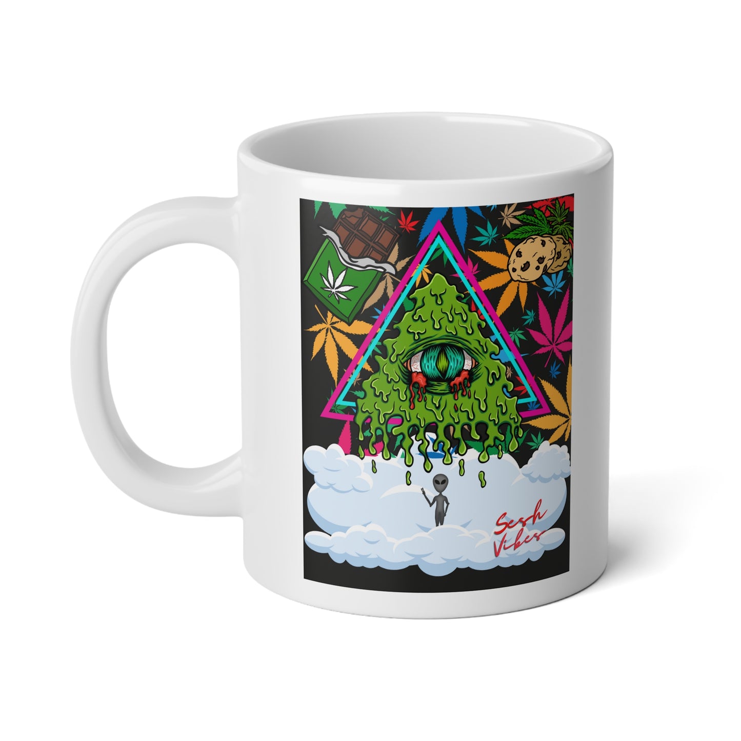 SeshVibes Goopy Eyeball Mug