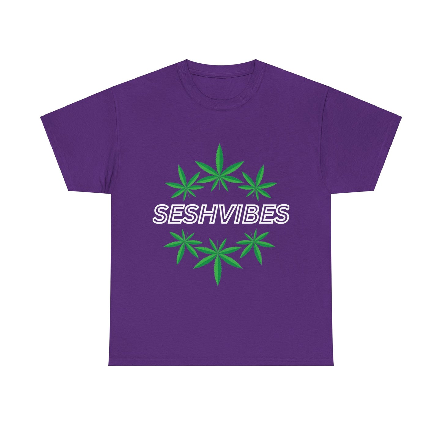 SeshVibes Circle Tee- White Letters