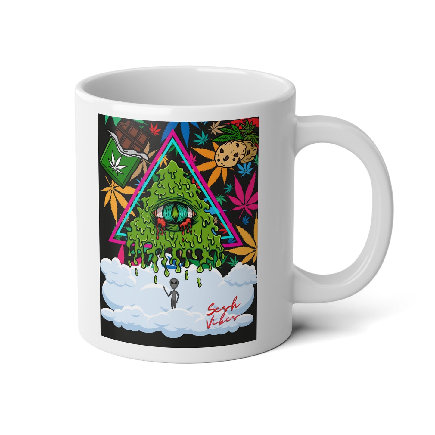 SeshVibes Goopy Eyeball Mug