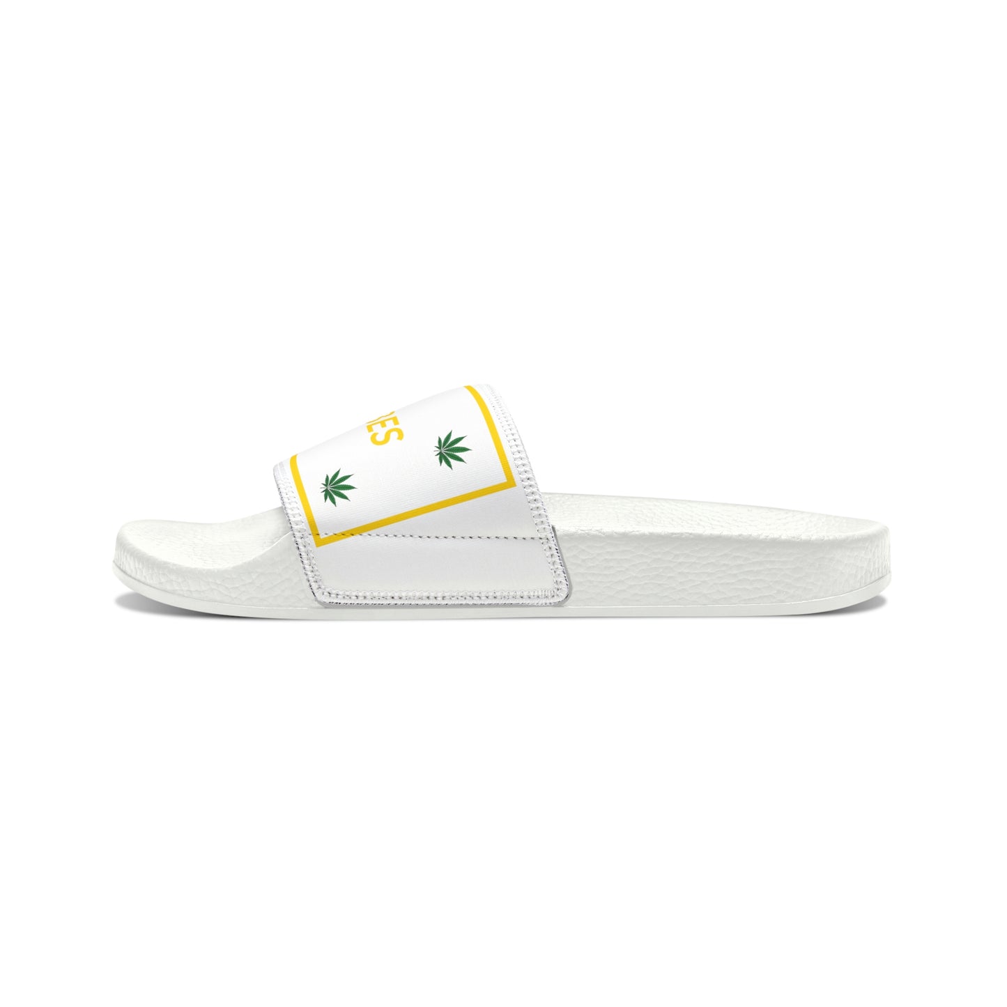 SeshVibes Men's Sandals- White&Gold