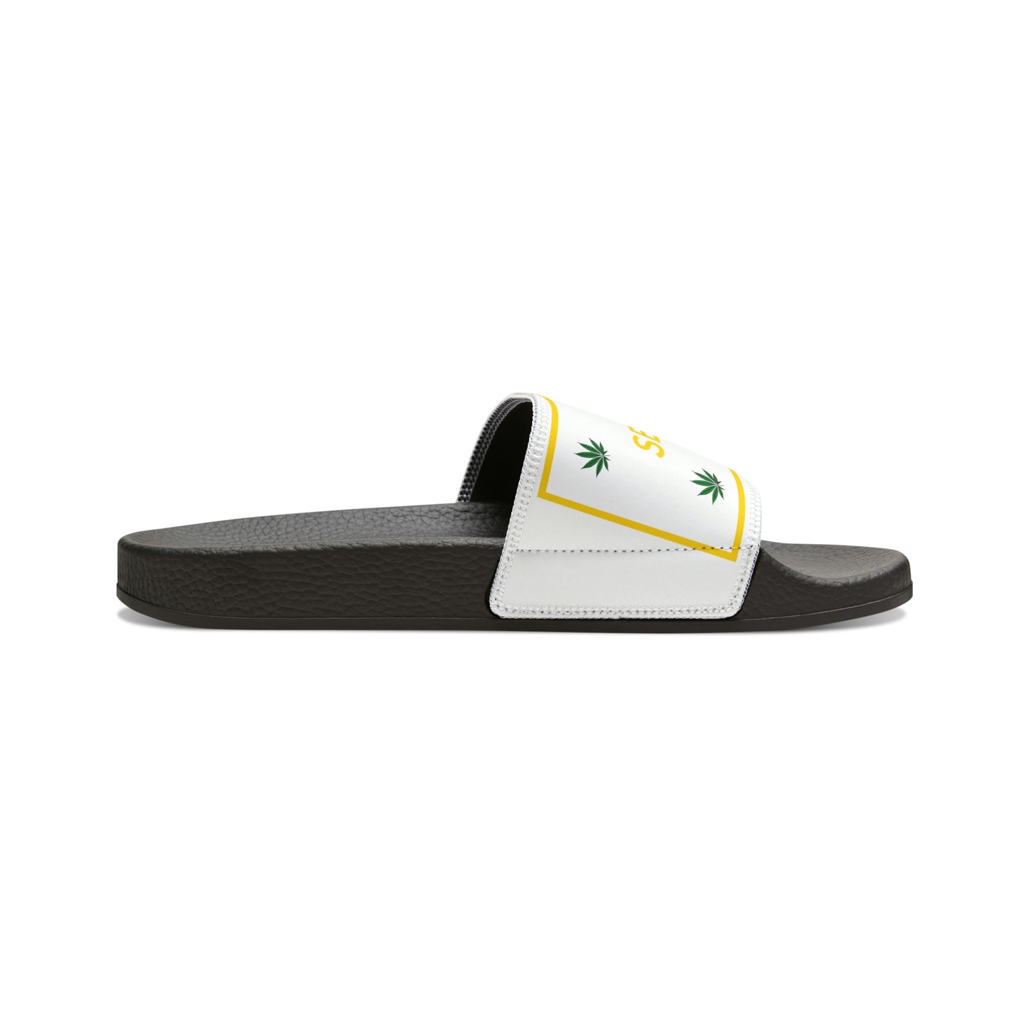 SeshVibes Men's Sandals- White&Gold