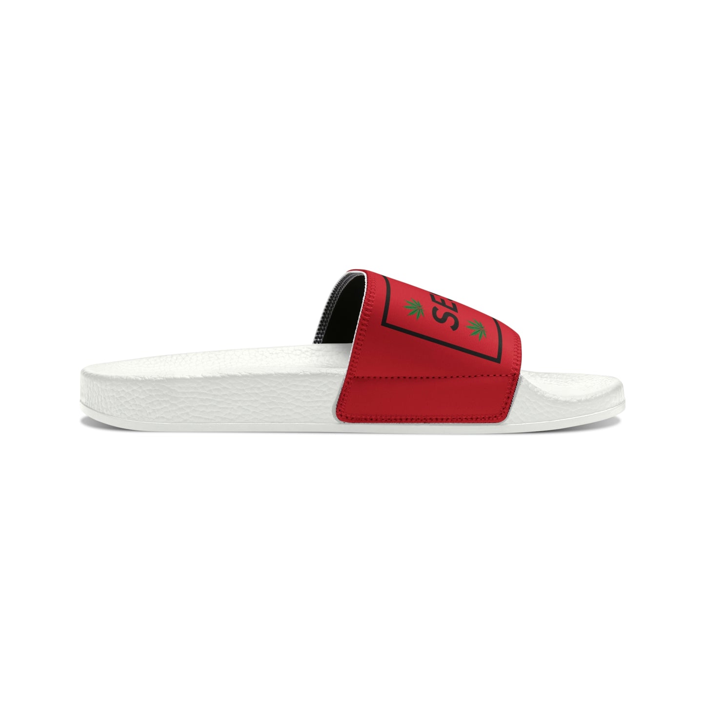 SeshVibes Men's Sandals- Black&Red