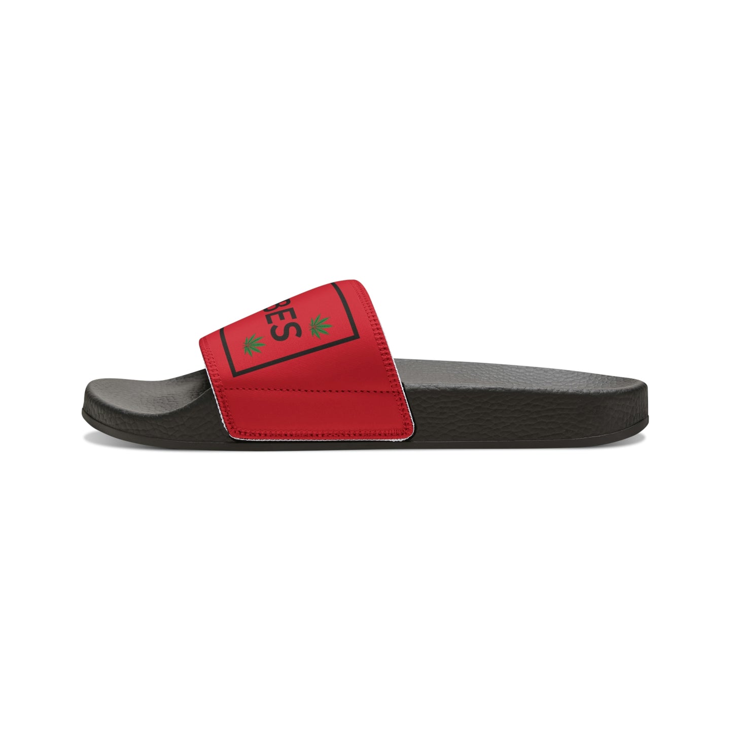 SeshVibes Men's Sandals- Black&Red