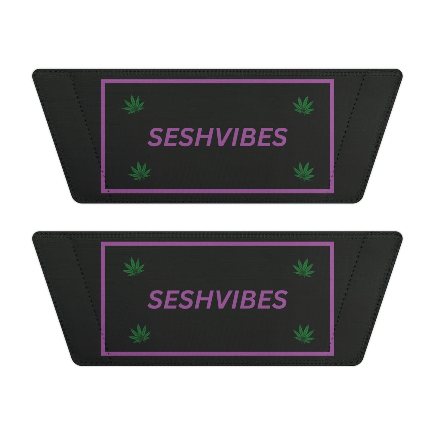 SeshVibes Women's Sandals- Black&Purple