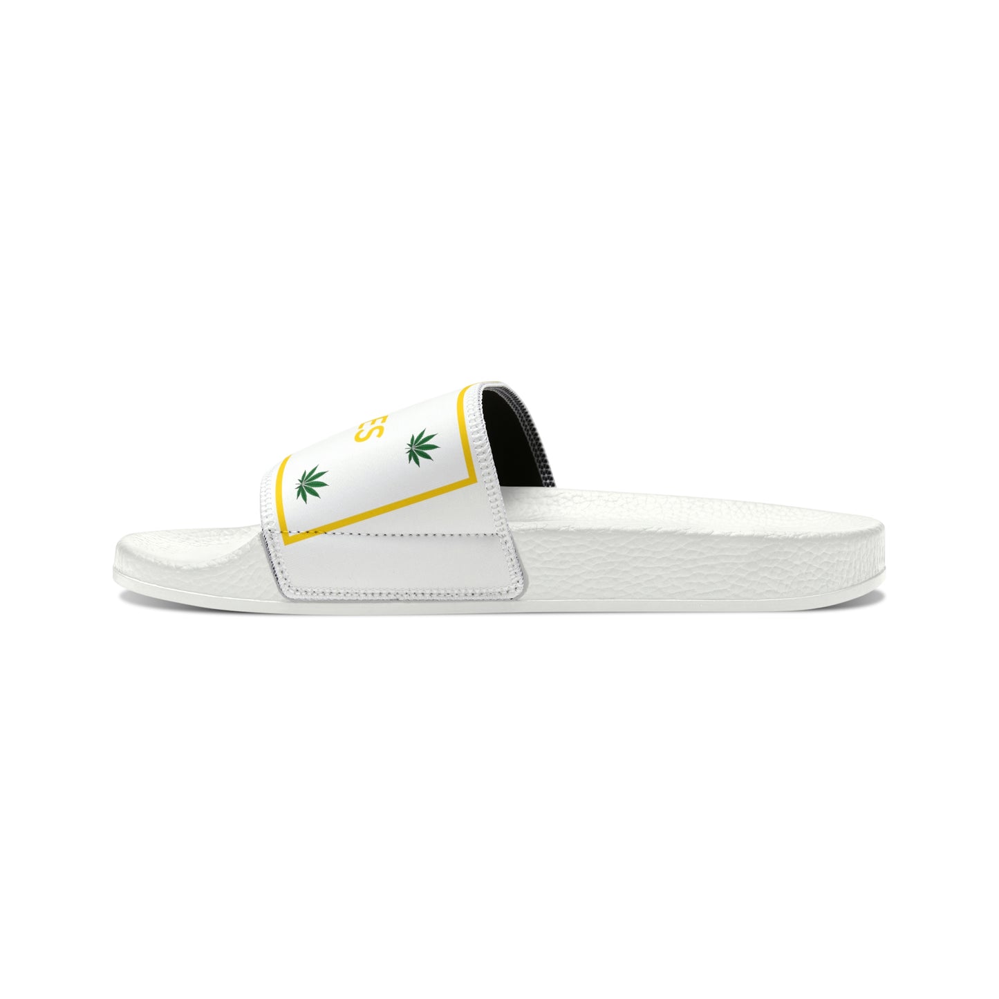 SeshVibes Men's Sandals- White&Gold