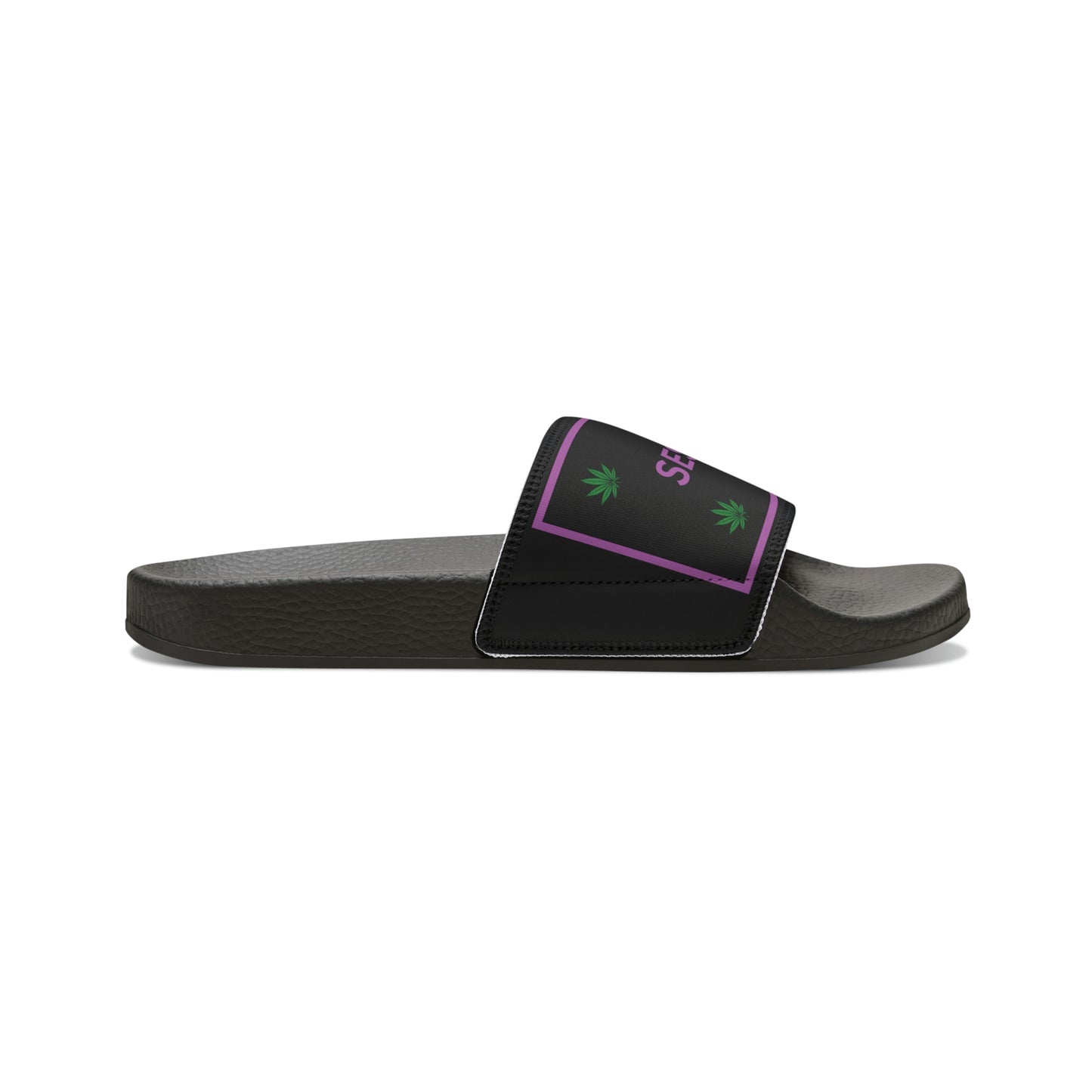 SeshVibes Women's Sandals- Black&Purple