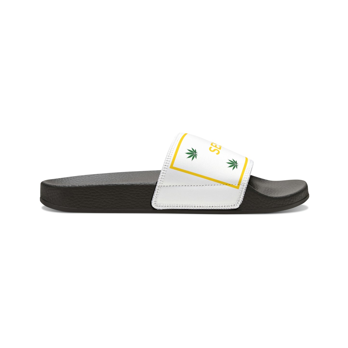 SeshVibes Men's Sandals- White&Gold