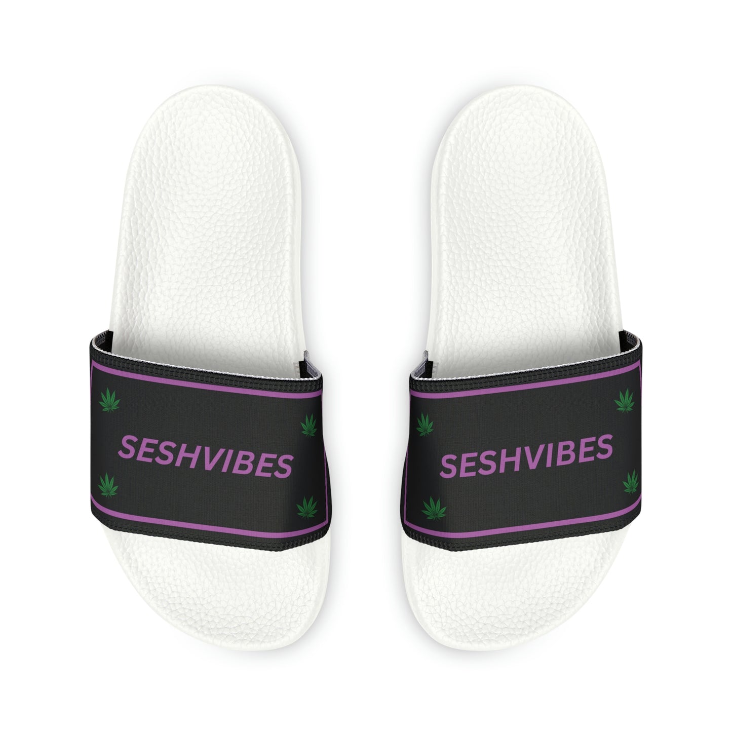 SeshVibes Women's Sandals- Black&Purple