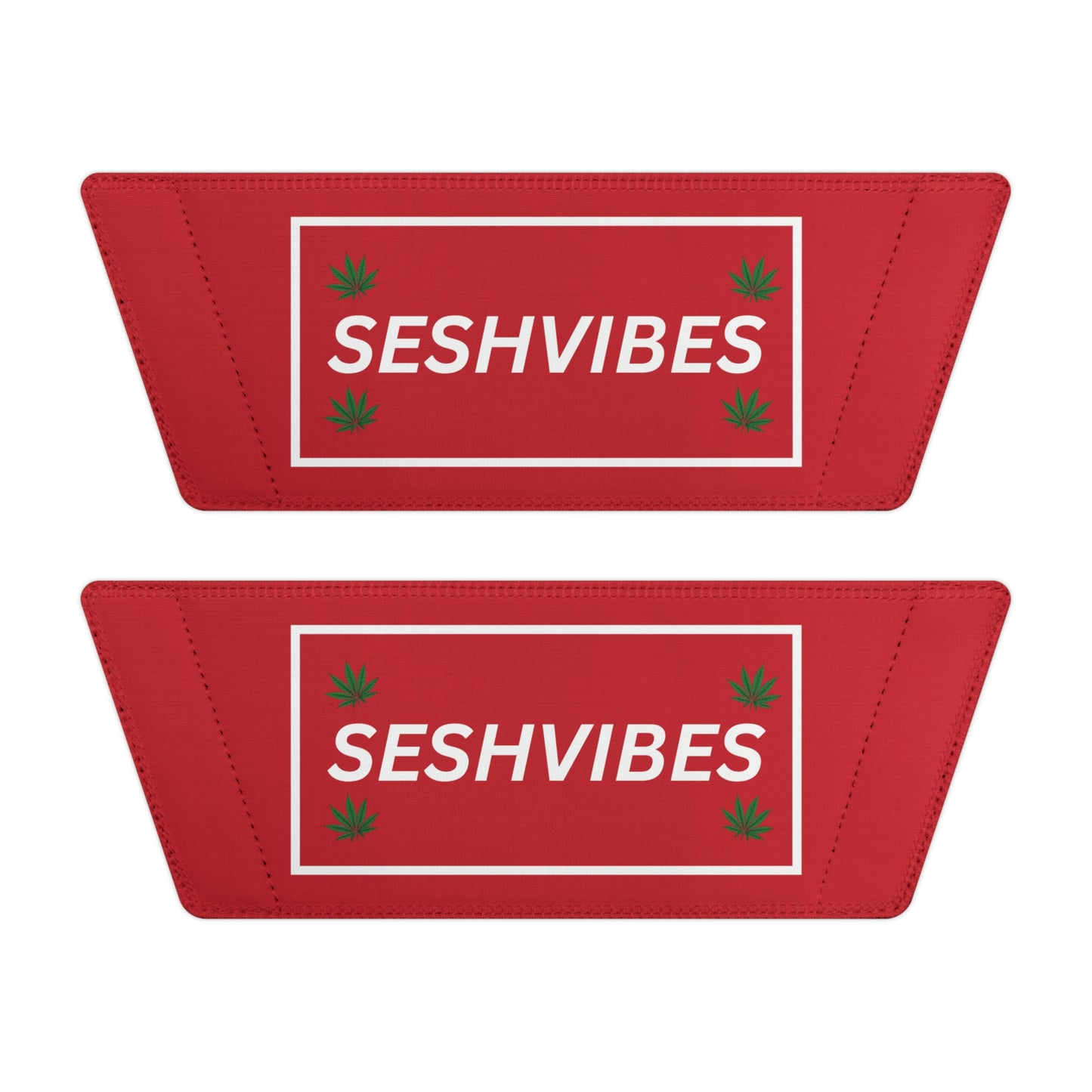 SeshVibes Men's Sandals- White&Red