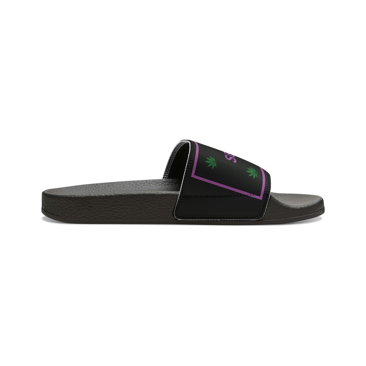 SeshVibes Women's Sandals- Black&Purple