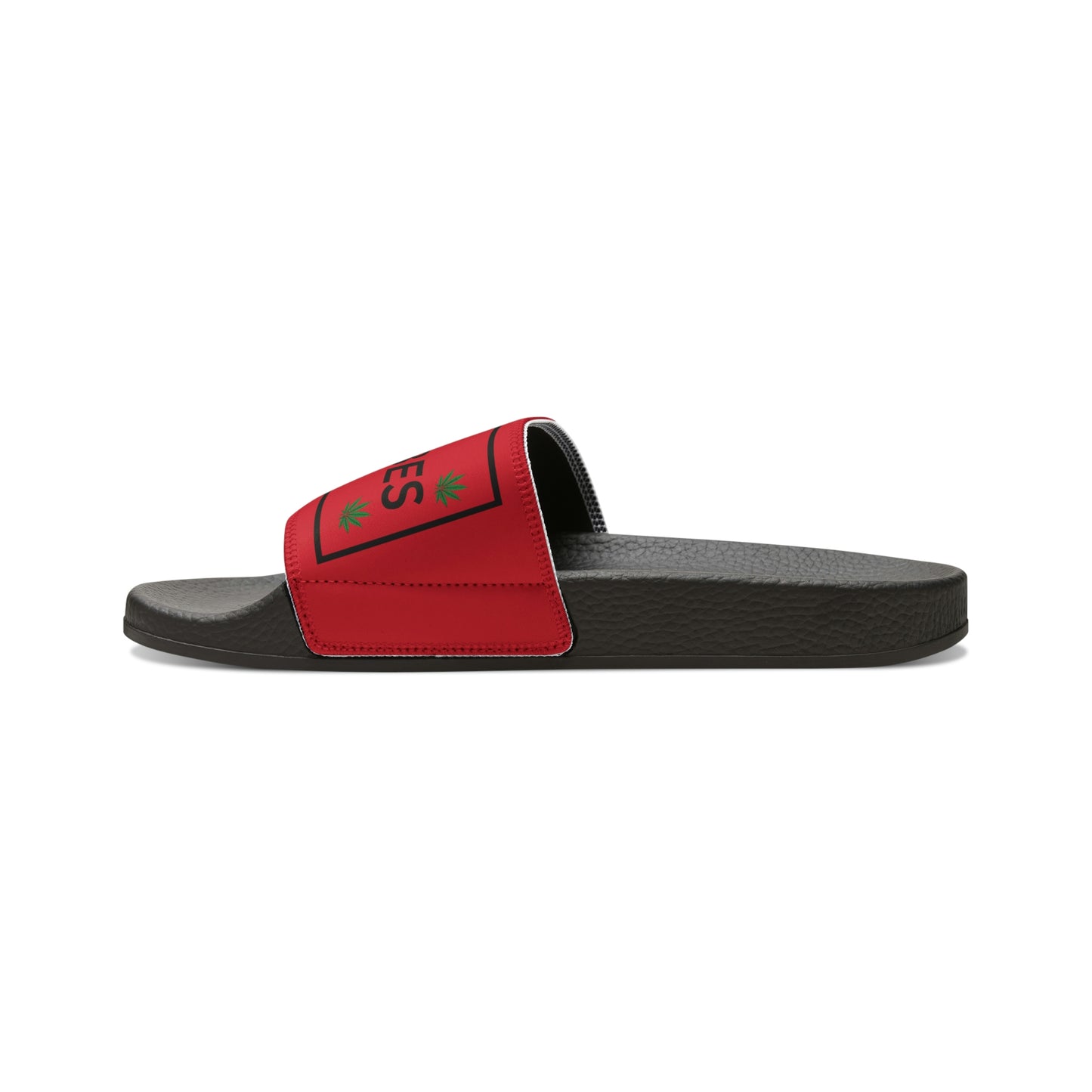 SeshVibes Men's Sandals- Black&Red