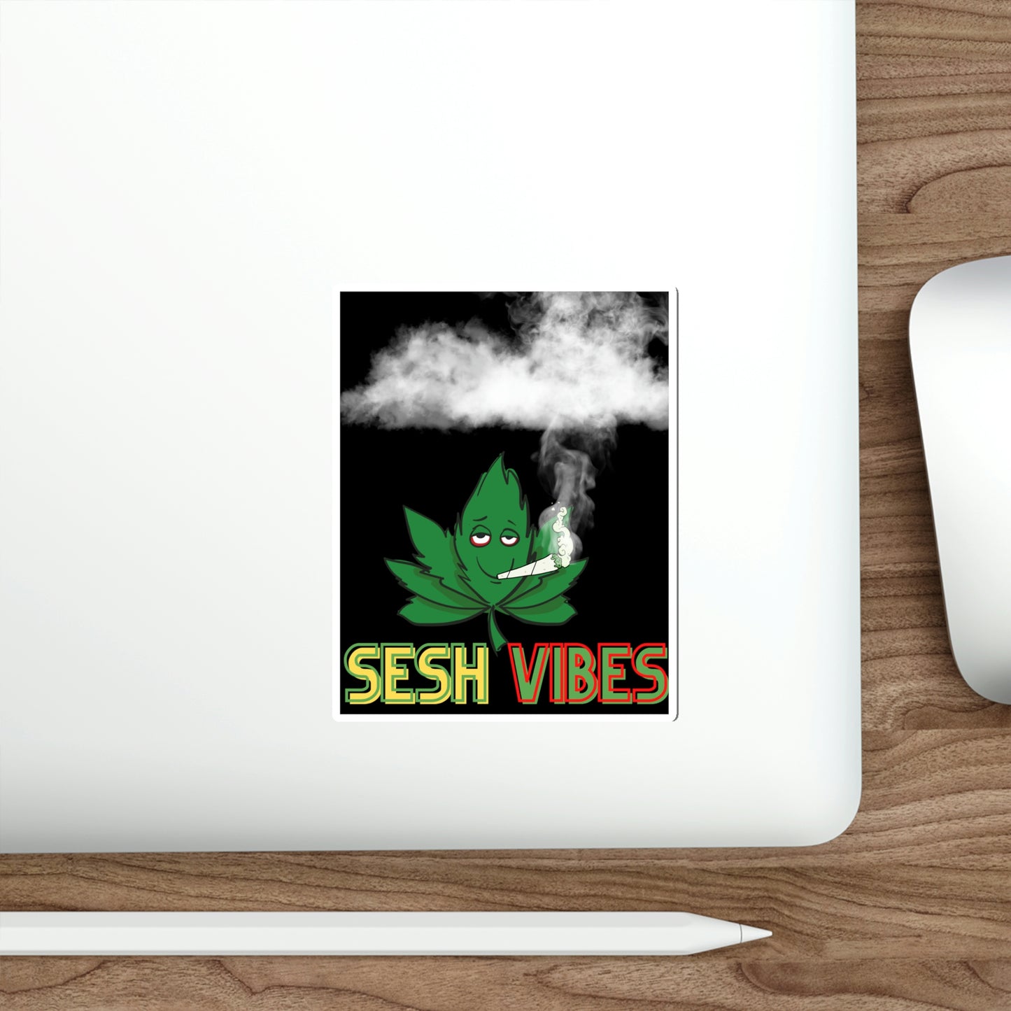 SeshVibes Smoking Bud Sticker