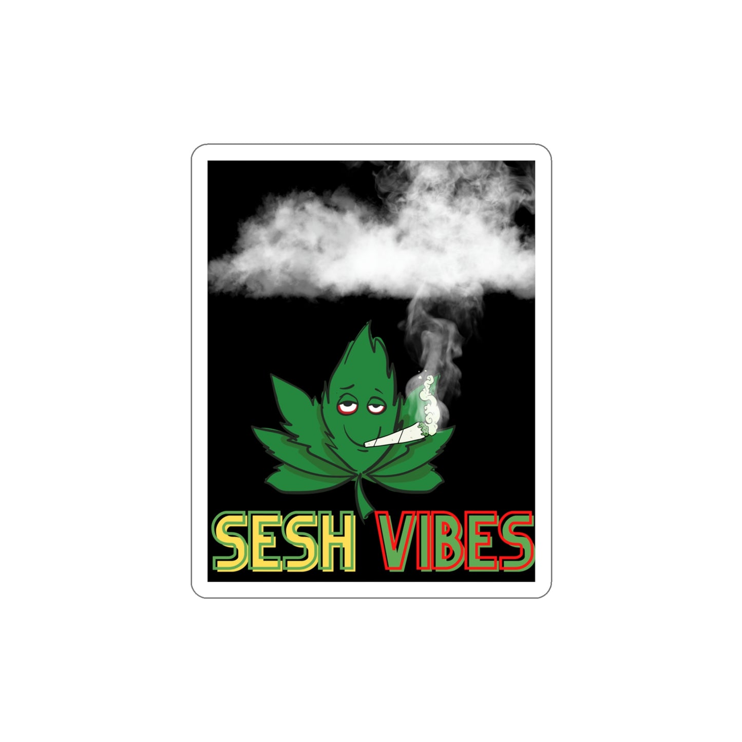 SeshVibes Smoking Bud Sticker