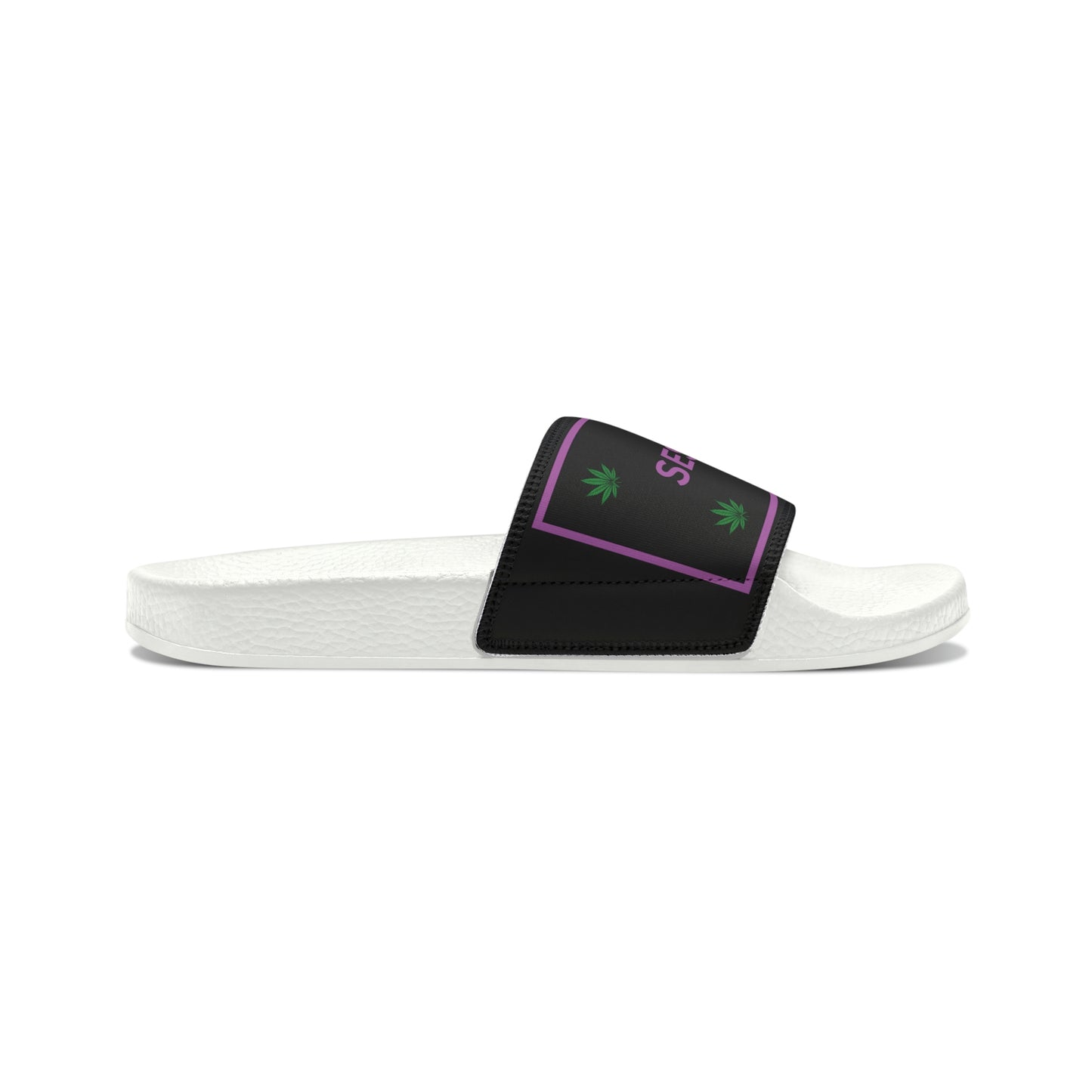 SeshVibes Women's Sandals- Black&Purple