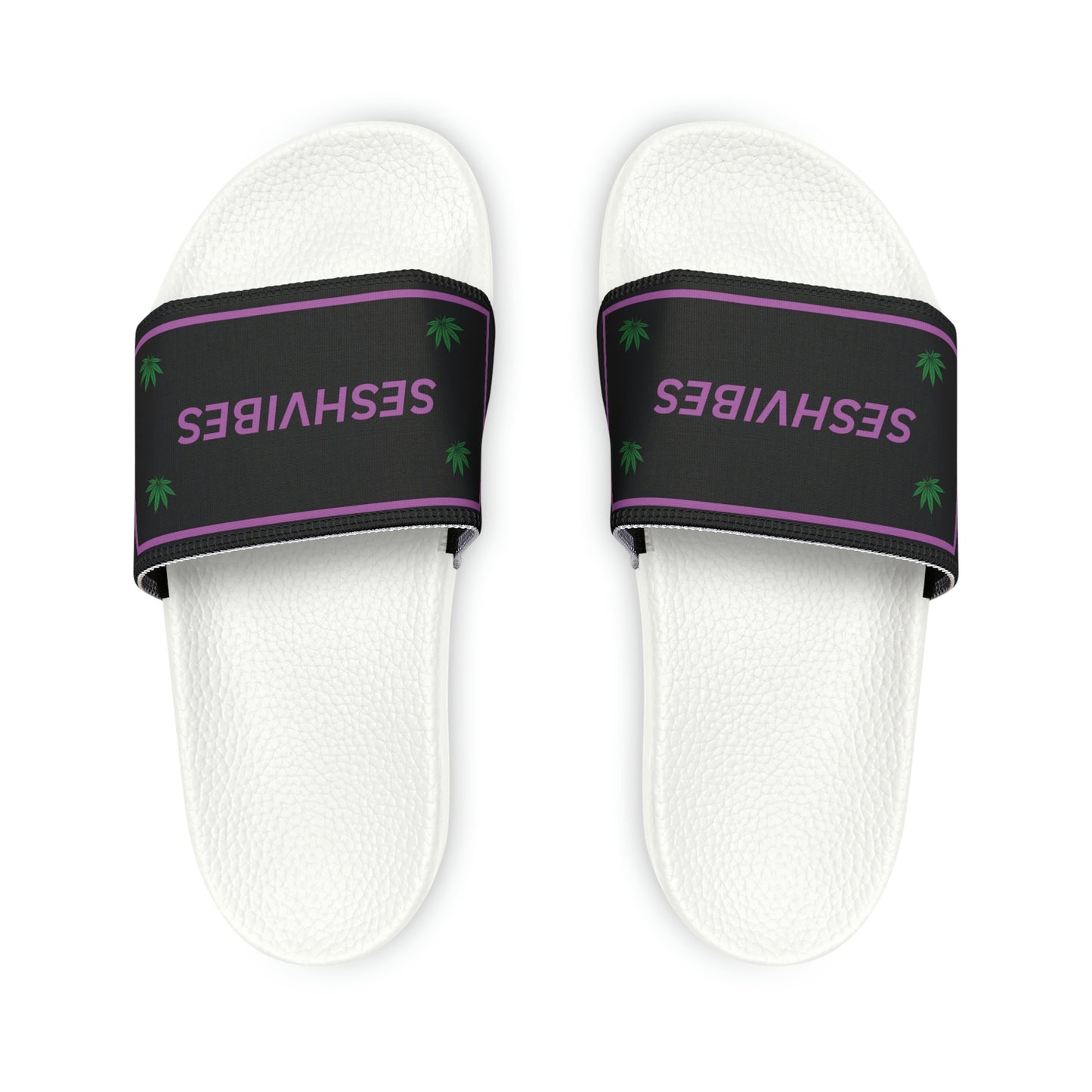 SeshVibes Women's Sandals- Black&Purple