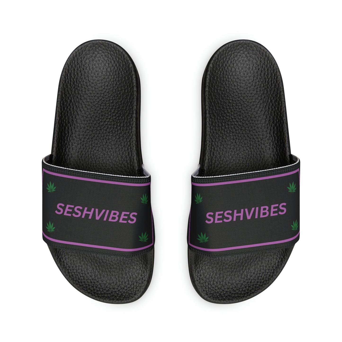 SeshVibes Women's Sandals- Black&Purple