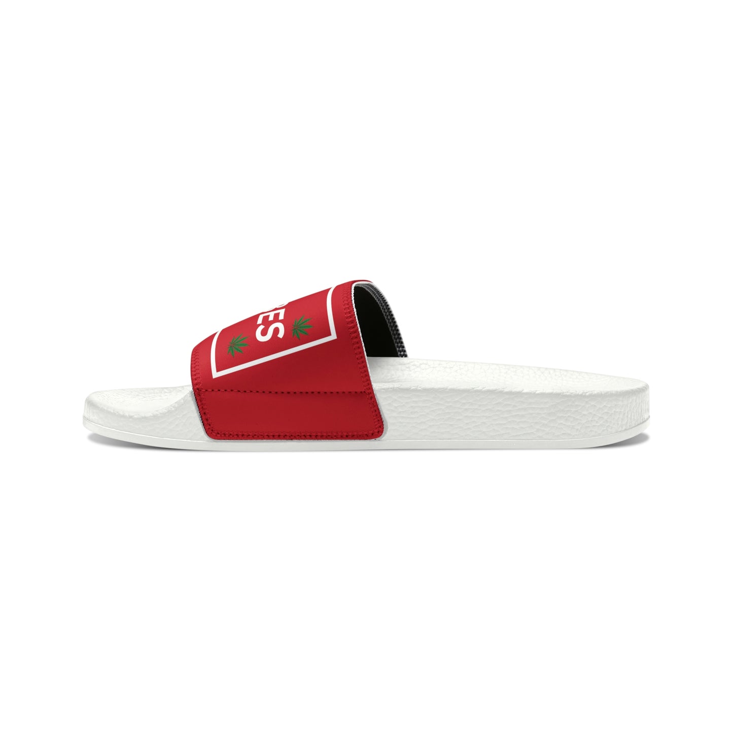 SeshVibes Men's Sandals- White&Red