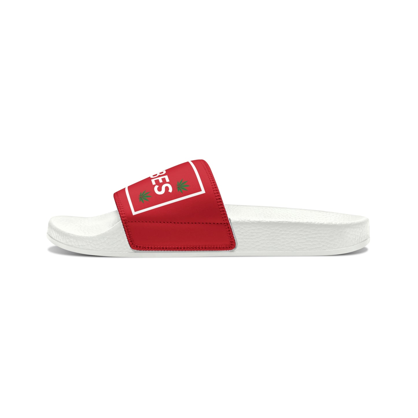 SeshVibes Men's Sandals- White&Red