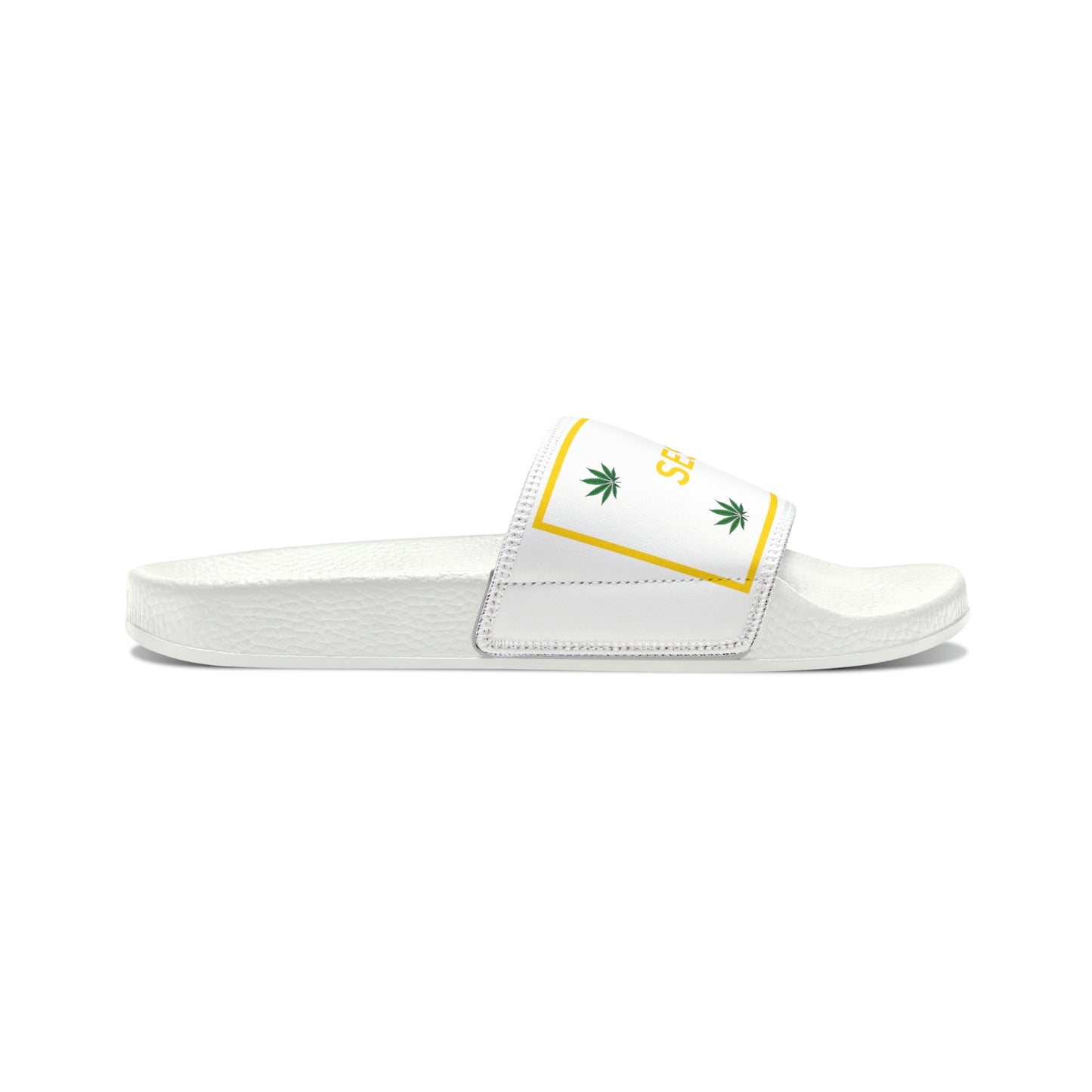 SeshVibes Men's Sandals- White&Gold