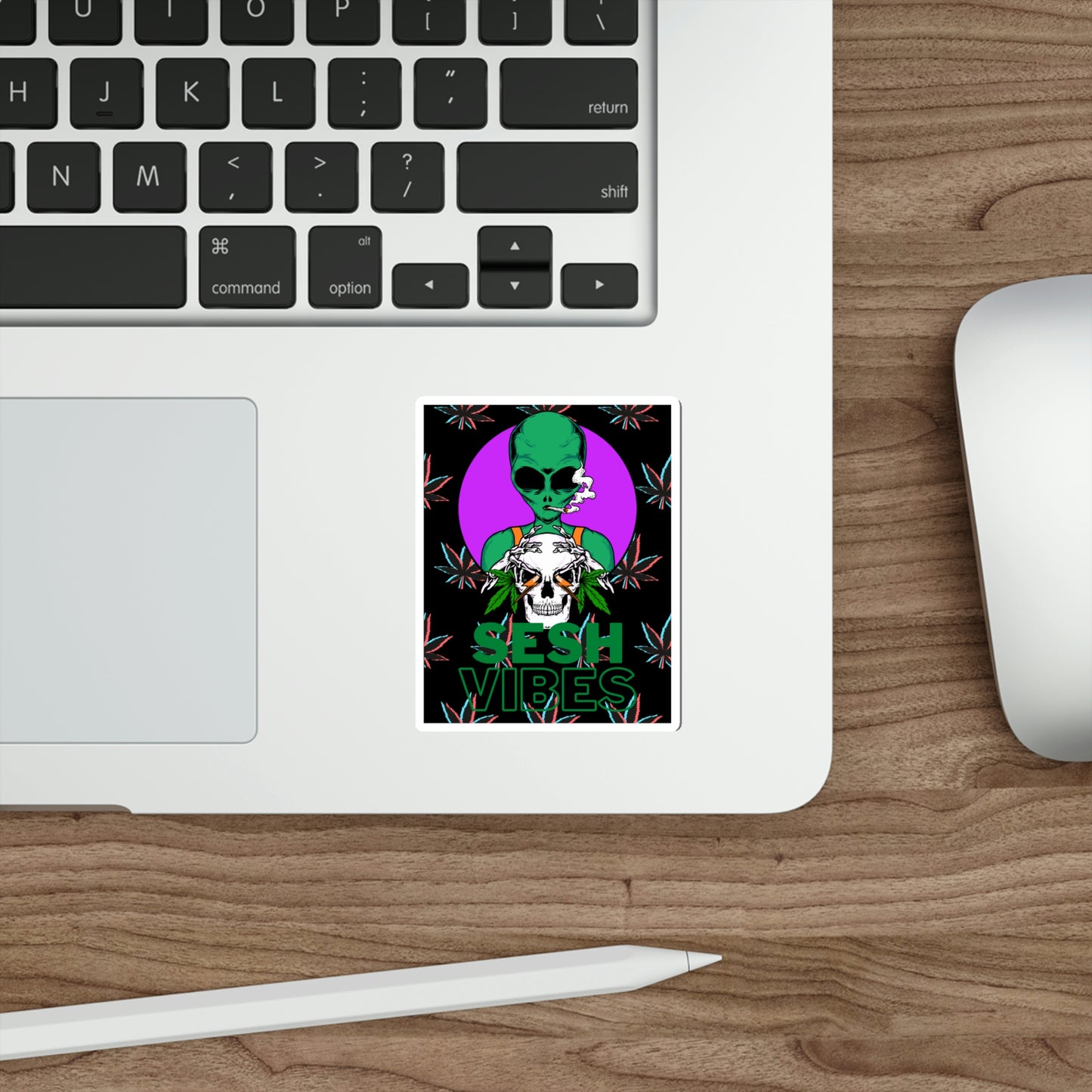 SeshVibes Alien Sticker