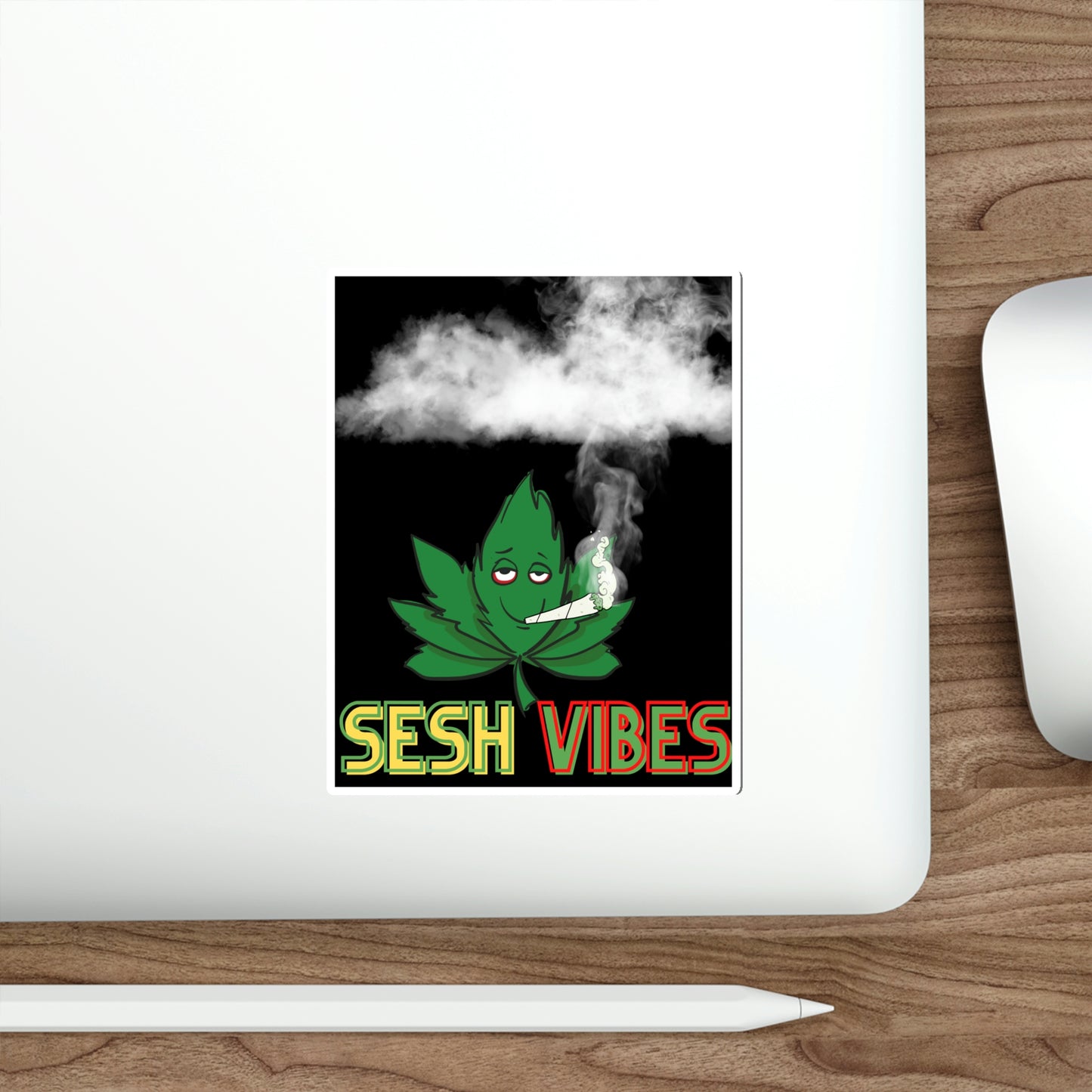 SeshVibes Smoking Bud Sticker